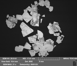Figure 1: Vanadinite Crystals